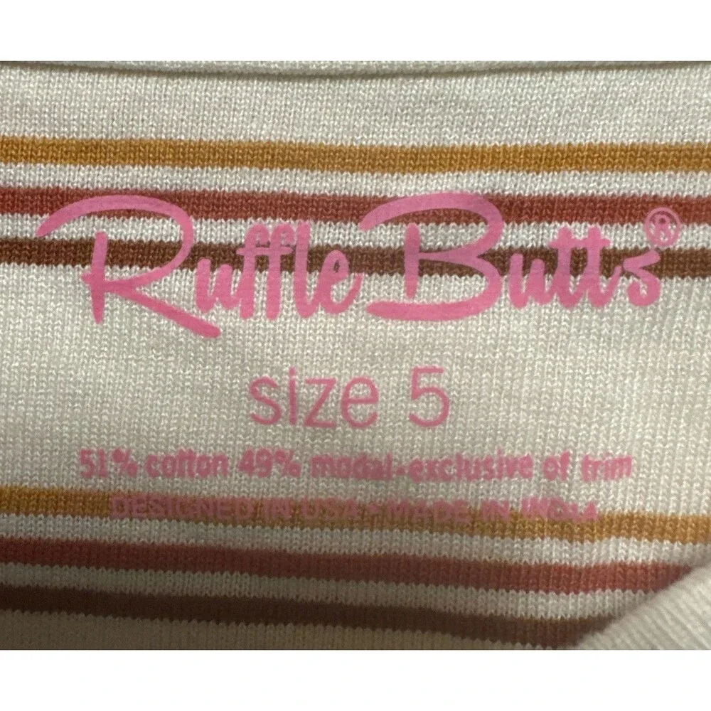 Girls Ruffle Butts Long sleeve Shirt And Pants Set 4/5 T